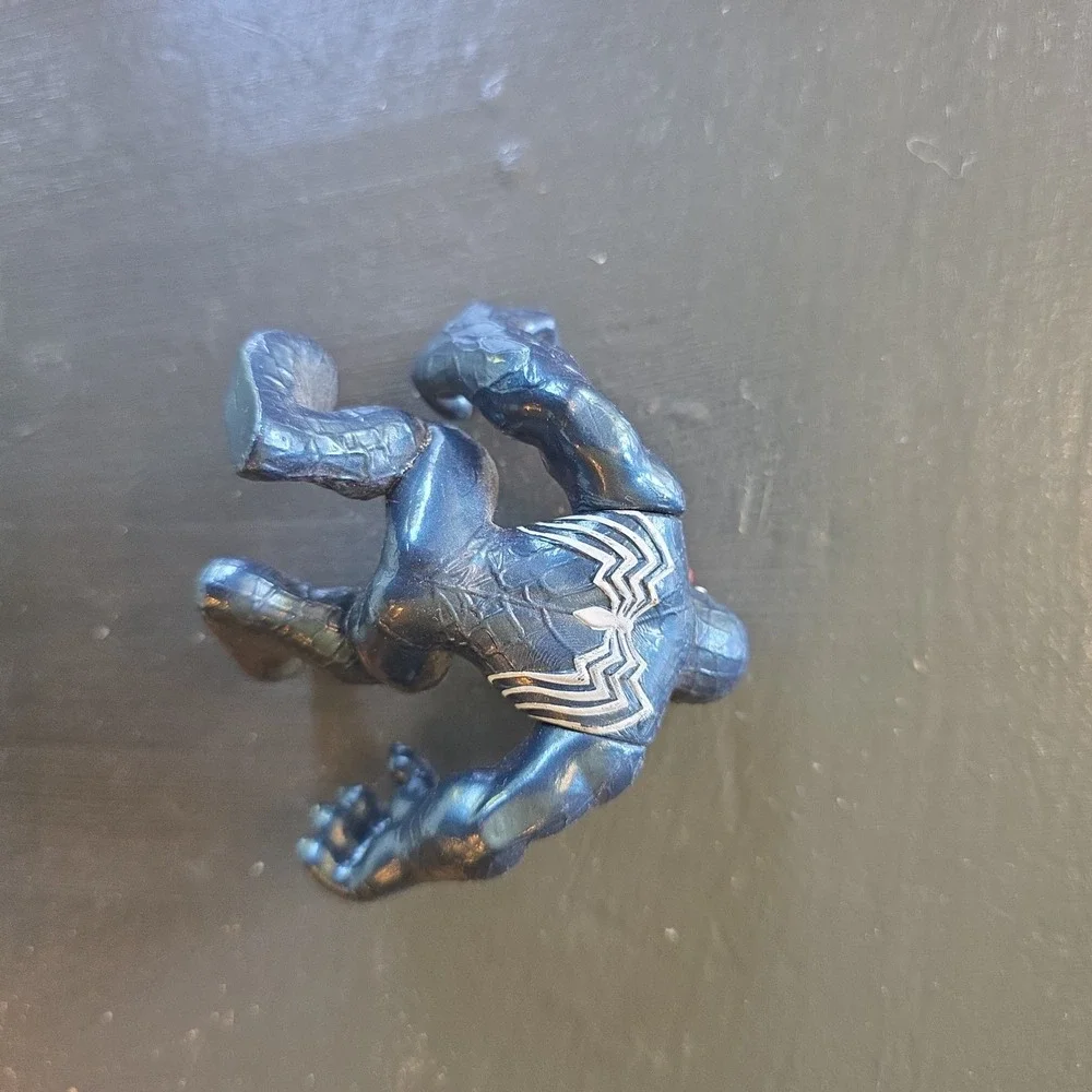 Marvel Super Hero Squad Venom Action Figure 2006 Hasbro Dark Blue Metallic Toy
